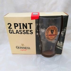 Guinness Extra Stout Pint Glasses